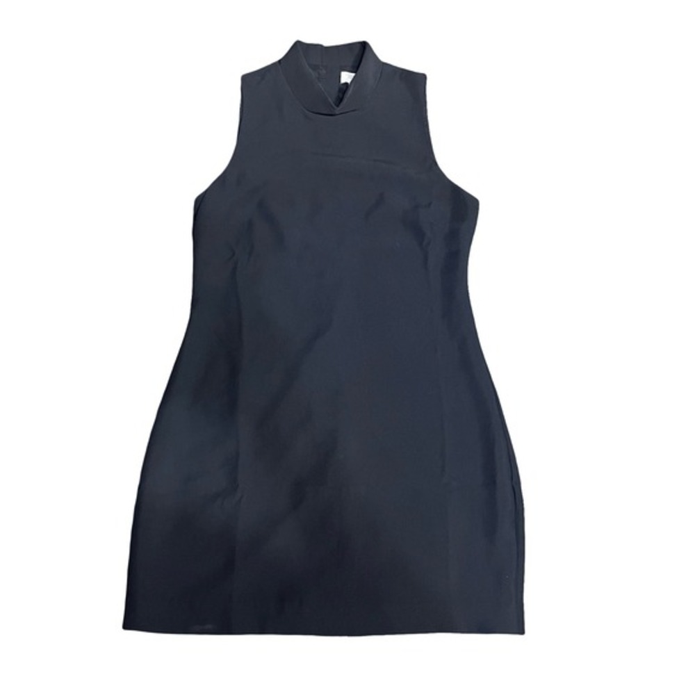 Gentle Fawn Vancouver Black Sleeveless Mock Neck Mini Dress Size M‎
